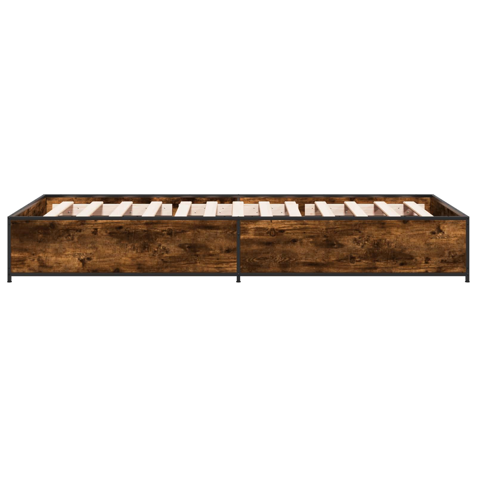 Estructura de cama Roble Ahumado 80 x 200 cm