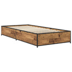 Estructura de cama Madera envejecida 80 x 200 cm