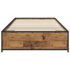 Estructura de cama Madera envejecida 80 x 200 cm