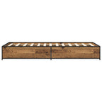 Estructura de cama Madera envejecida 80 x 200 cm