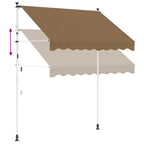 Toldo retráctil manual