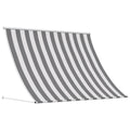 Toldo Antracita y Blanco 100 x 150 cm