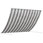 Toldo Antracita y Blanco 100 x 150 cm