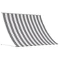 Toldo Antracita y Blanco 100 x 150 cm
