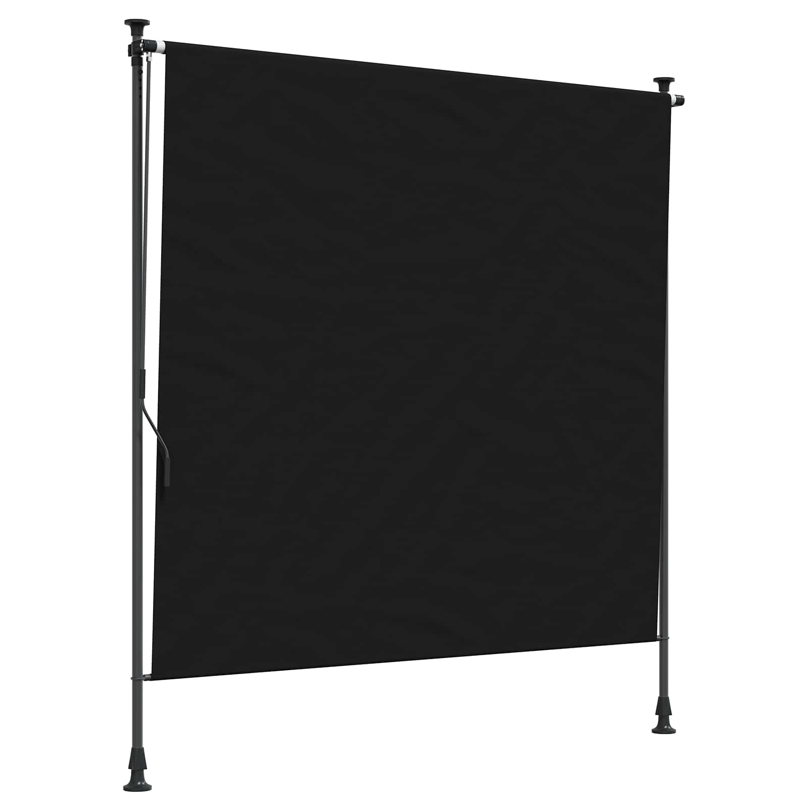 Cortina de Rodillo Exterior Antracita y Blanco 100 x 270 cm