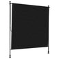 Estore de Rolo Exterior Antracite e Branco 100 x 270 cm