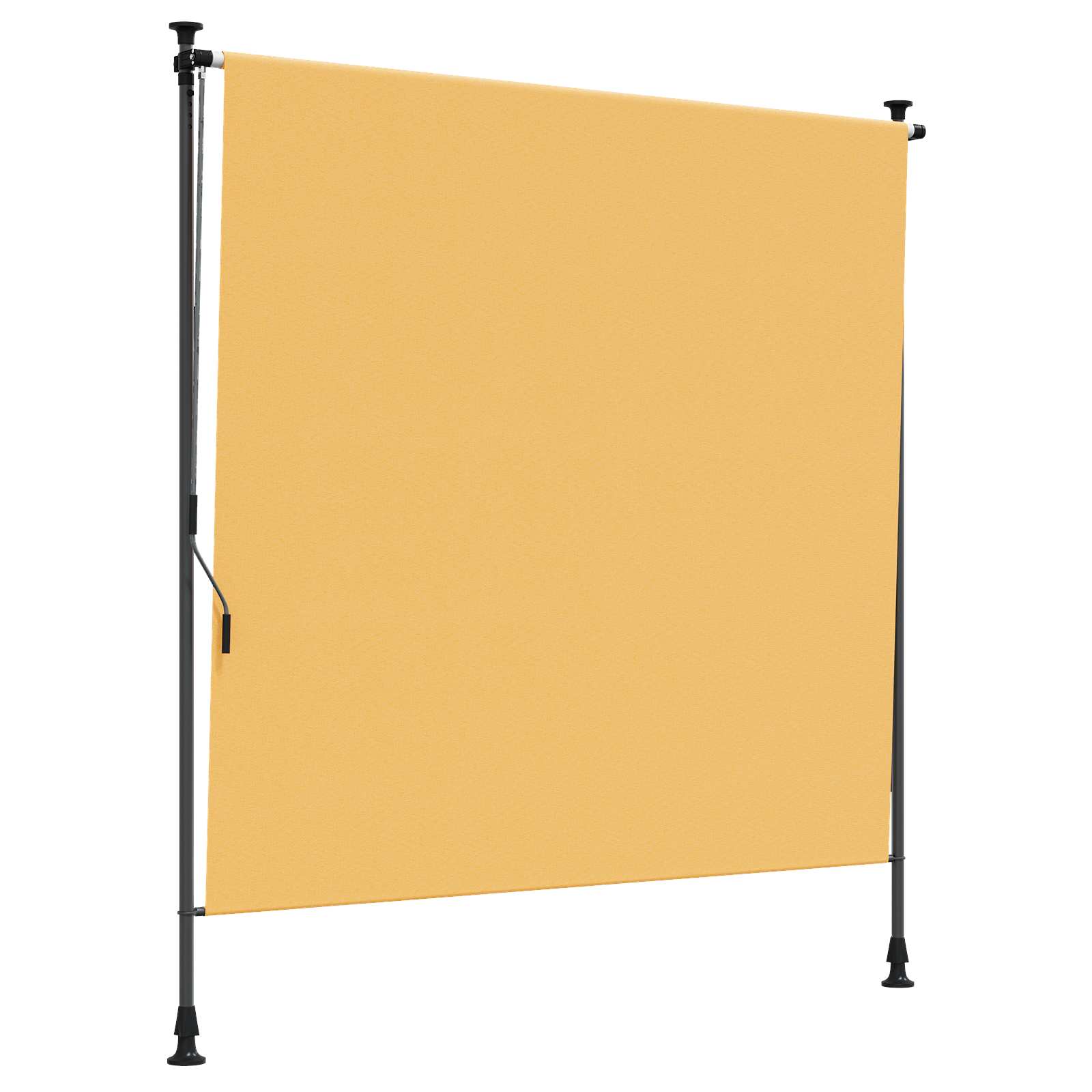 Cortina de Rodillo Exterior Antracita y Blanco 100 x 270 cm