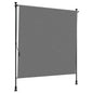 Estore de Rolo Exterior Antracite e Branco 100 x 270 cm