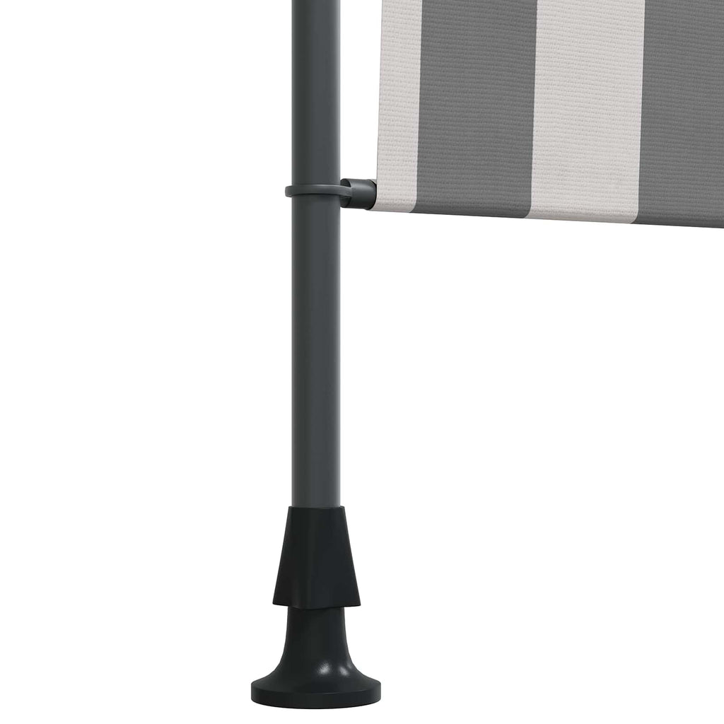Cortina de Rodillo Exterior Antracita y Blanco 100 x 270 cm