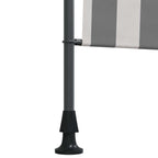 Cortina de Rodillo Exterior Antracita y Blanco 100 x 270 cm