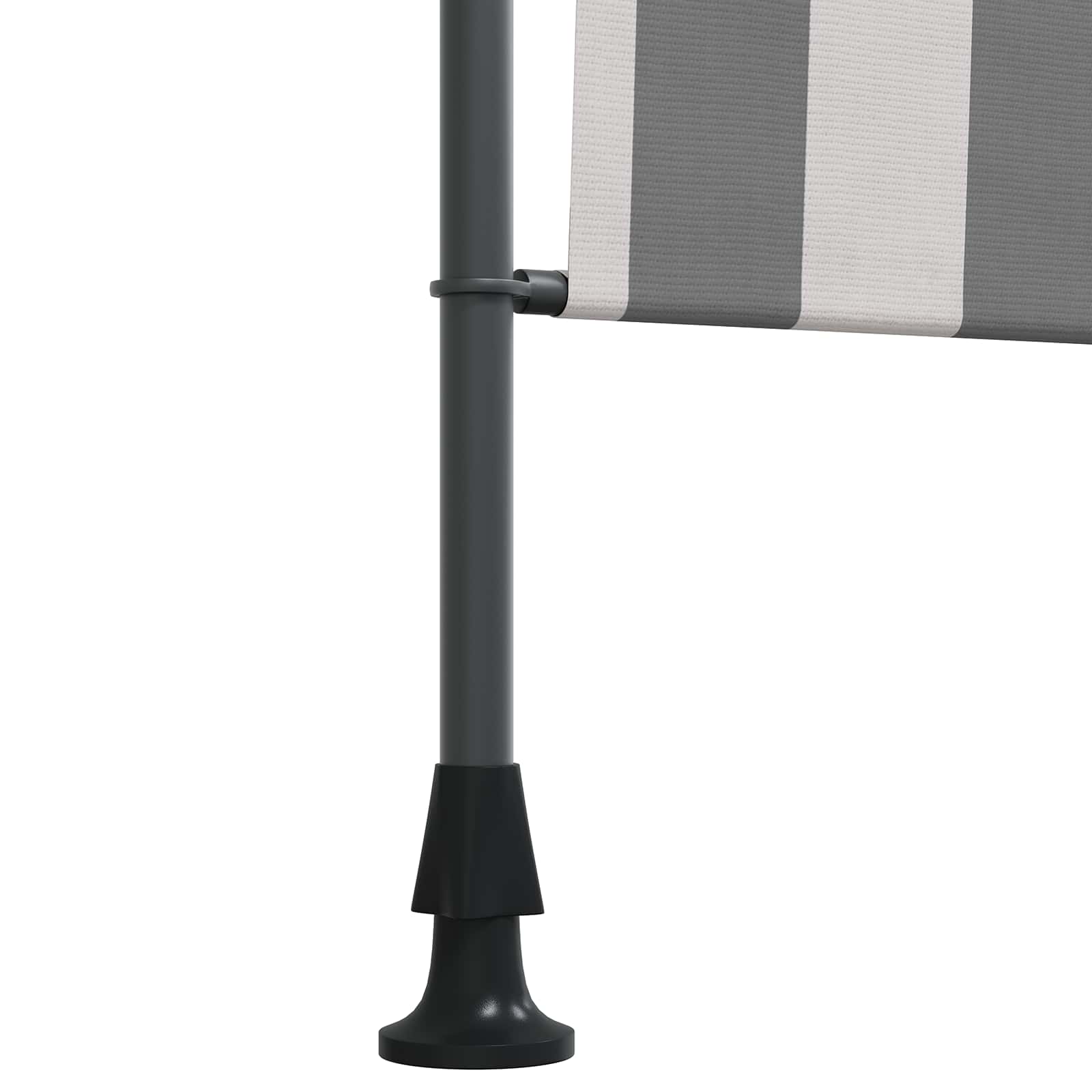 Cortina de Rodillo Exterior Antracita y Blanco 100 x 270 cm