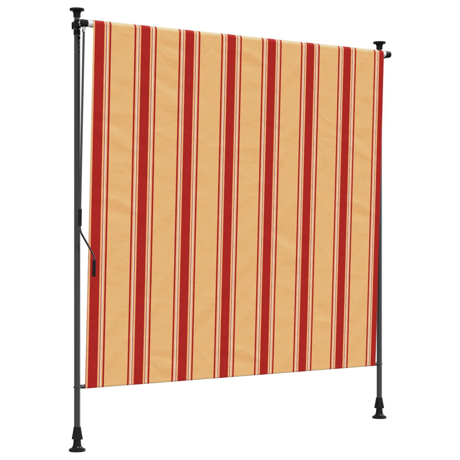 Cortina de Rodillo Exterior Antracita y Blanco 100 x 270 cm