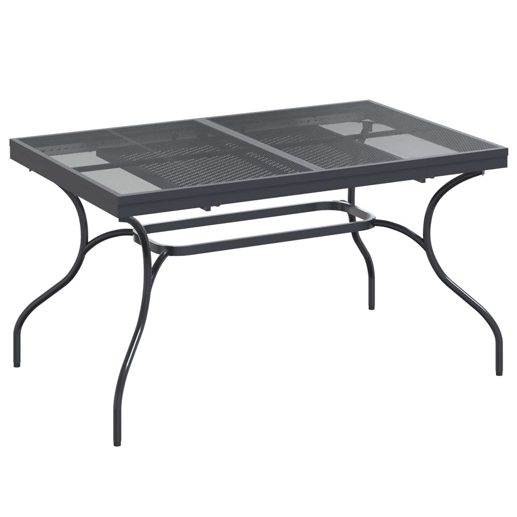 Conjunto de Comedor de Jardín 7 pcs Gris antracita