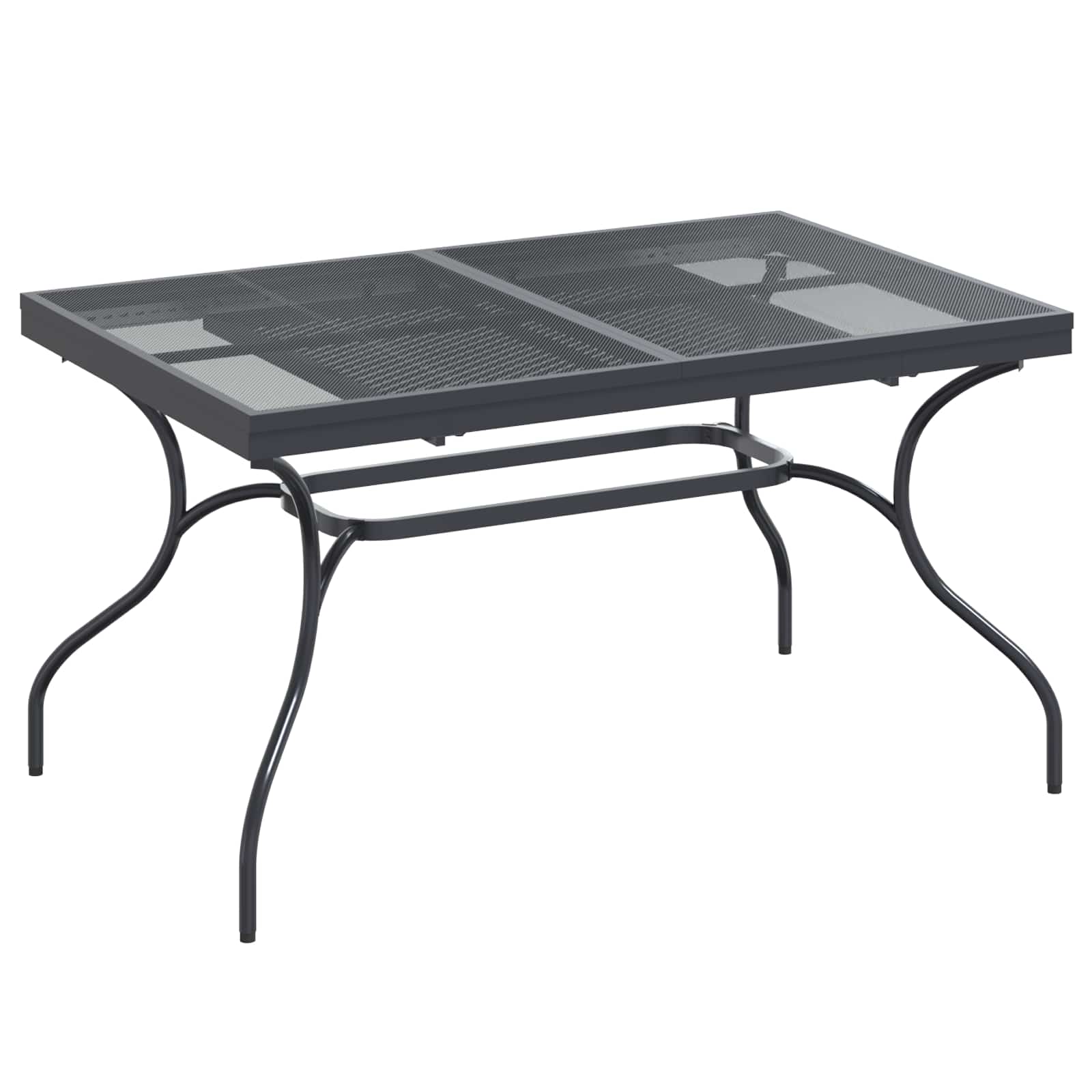 Conjunto de Comedor de Jardín 7 pcs Gris antracita