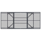 Conjunto de Comedor de Jardín 7 pcs Gris antracita