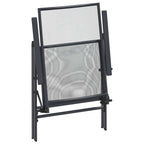 Conjunto de Comedor de Jardín 9 pcs Gris antracita