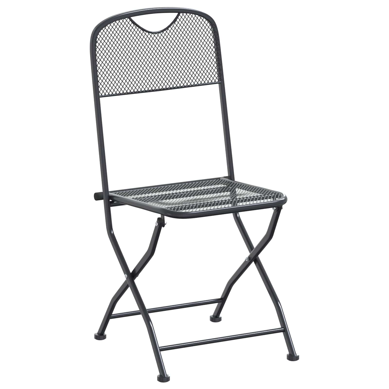 Conjunto de Comedor de Jardín 7 pcs Gris antracita