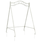 Estructura de columpio Blanco antiguo 113 x 121,5 x 168 cm