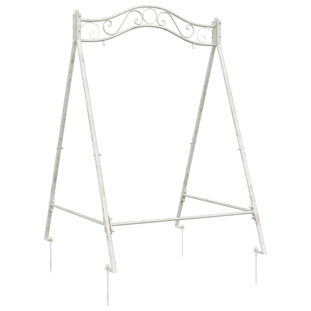 Estructura de columpio Blanco antiguo 113 x 121,5 x 168 cm