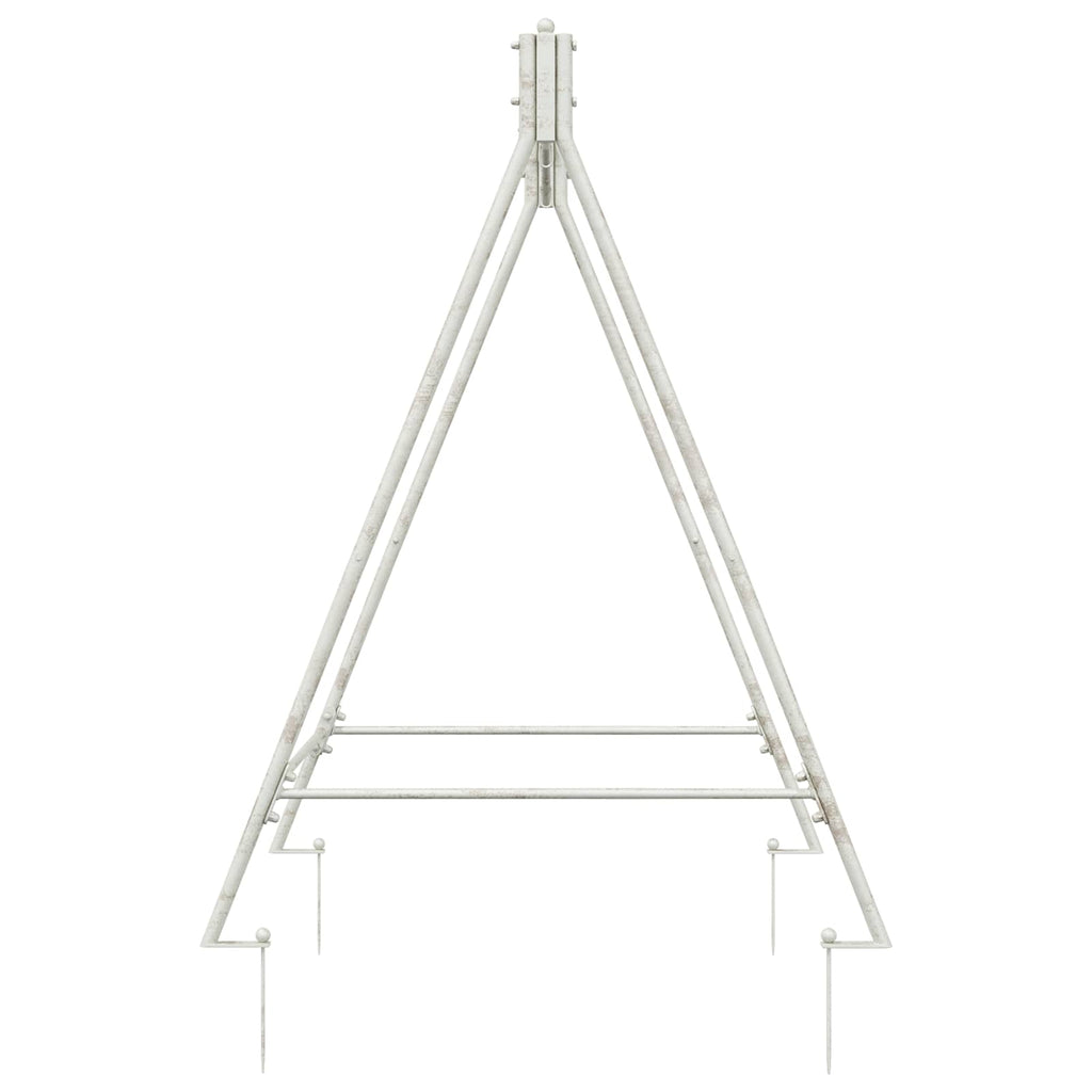 Estructura de columpio Blanco antiguo 113 x 121,5 x 168 cm