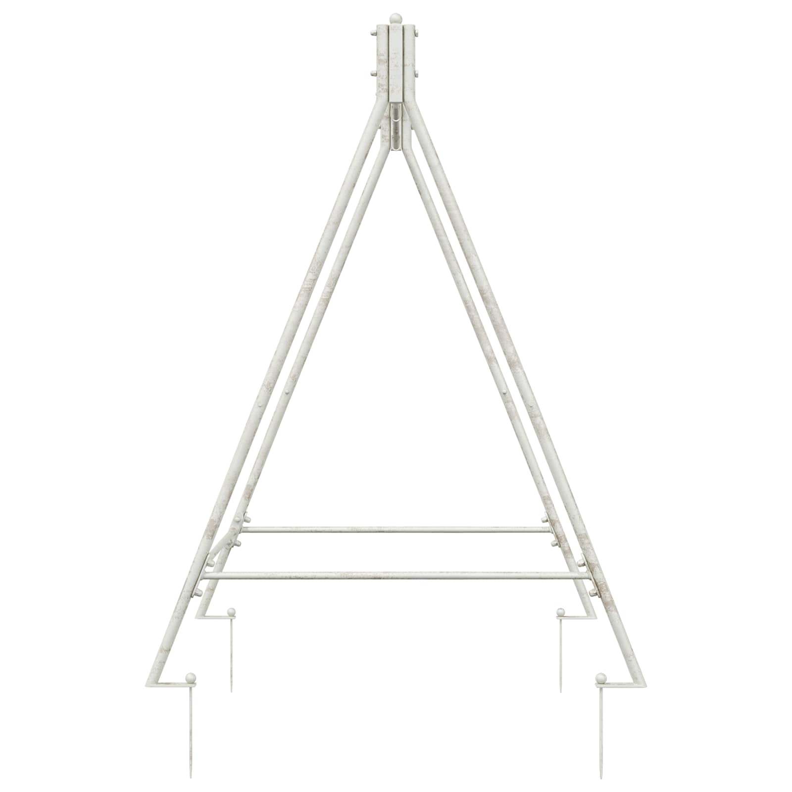 Estructura de columpio Blanco antiguo 113 x 121,5 x 168 cm