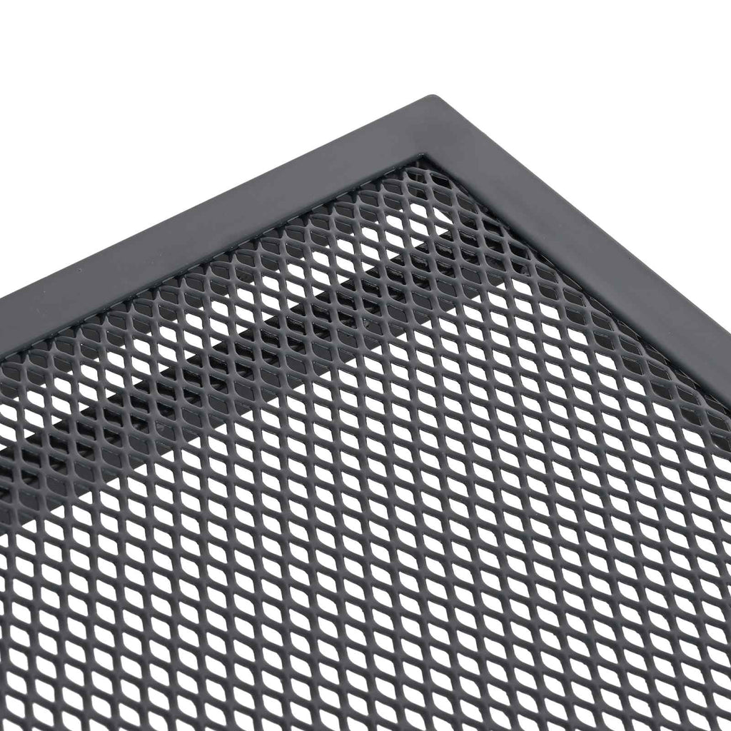 Mesa de Comedor de Malla Extensible Gris antracita Acero