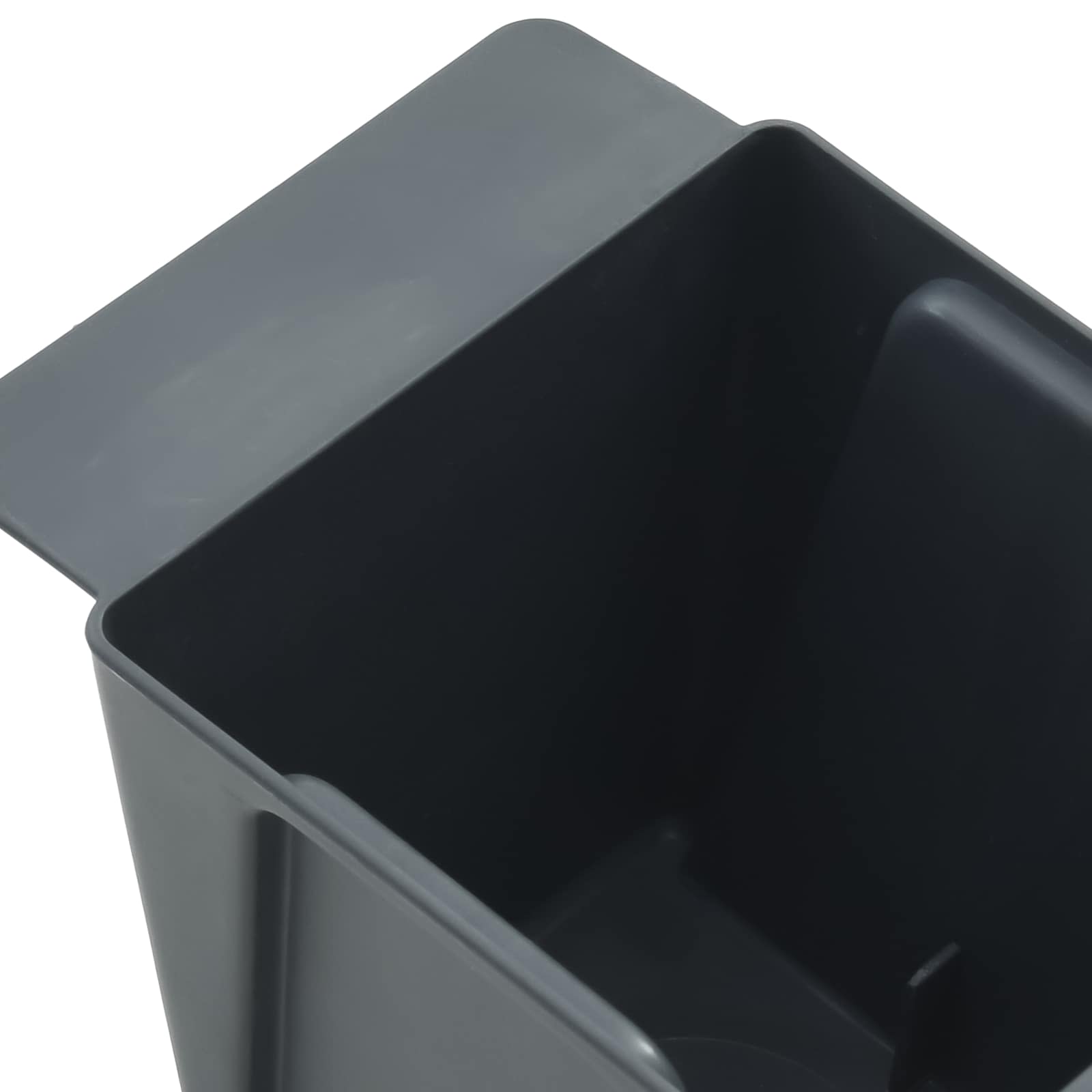Cajas de flores para palets Euro 12 pcs Gris 13,5 x 9 x 9,5 cm