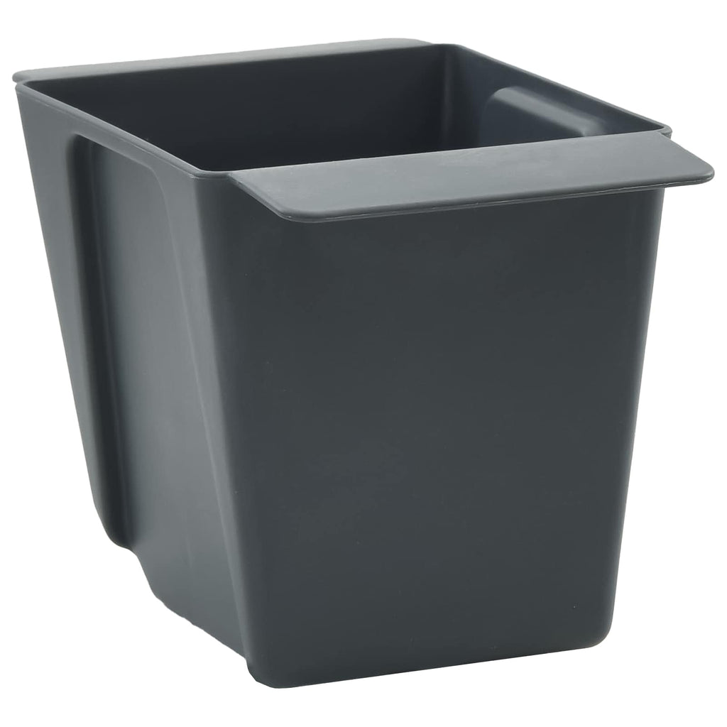 Cajas de flores para palets Euro 12 pcs Gris 13,5 x 9 x 9,5 cm