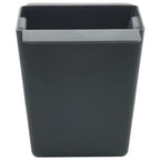 Cajas de flores para palets Euro 12 pcs Gris 13,5 x 9 x 9,5 cm