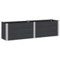 Raised Planter Grey 100 x 30 36 cm