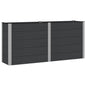 Raised Planter Grey 100 x 30 36 cm