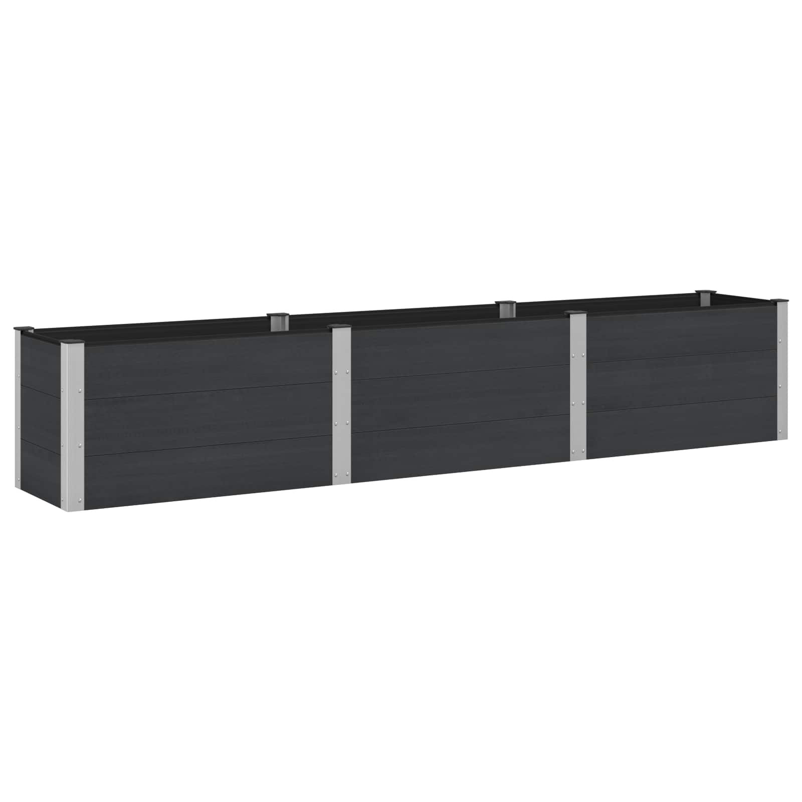 Arriate elevado Gris 100 x 30 36 cm