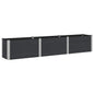 Raised Planter Grey 100 x 30 36 cm