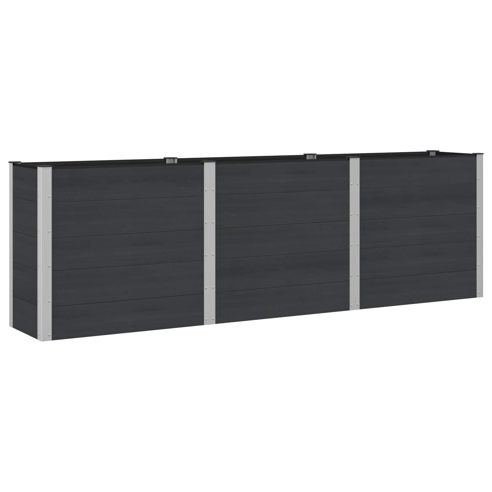 Arriate elevado Gris 100 x 30 36 cm