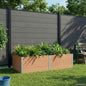 Arriate elevado Gris 100 x 30 36 cm