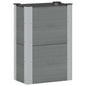 Arriate elevado Gris 100 x 30 36 cm