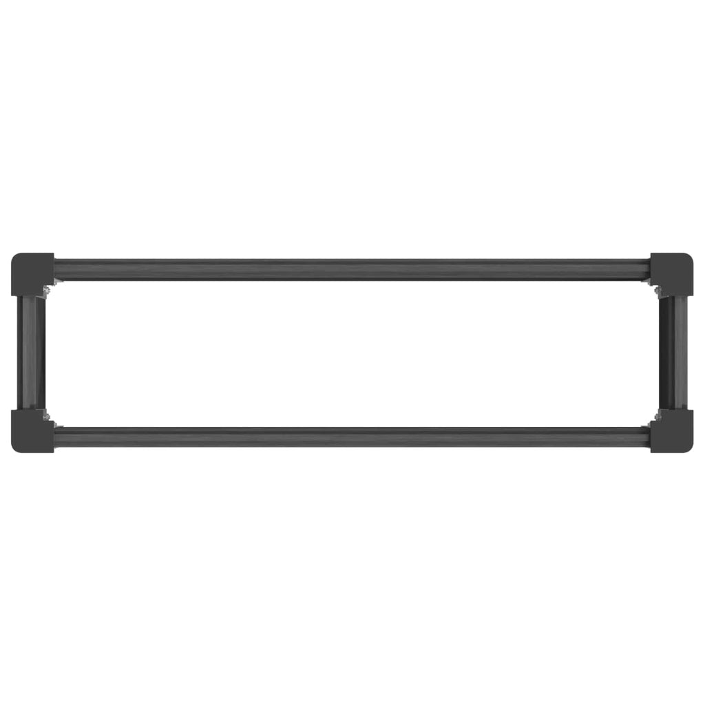 Arriate elevado Gris 100 x 30 36 cm