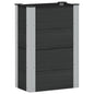 Raised Planter Grey 100 x 30 36 cm
