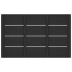 Plato de base de ducha Negro 101 x 63 x 5,5 cm WPC