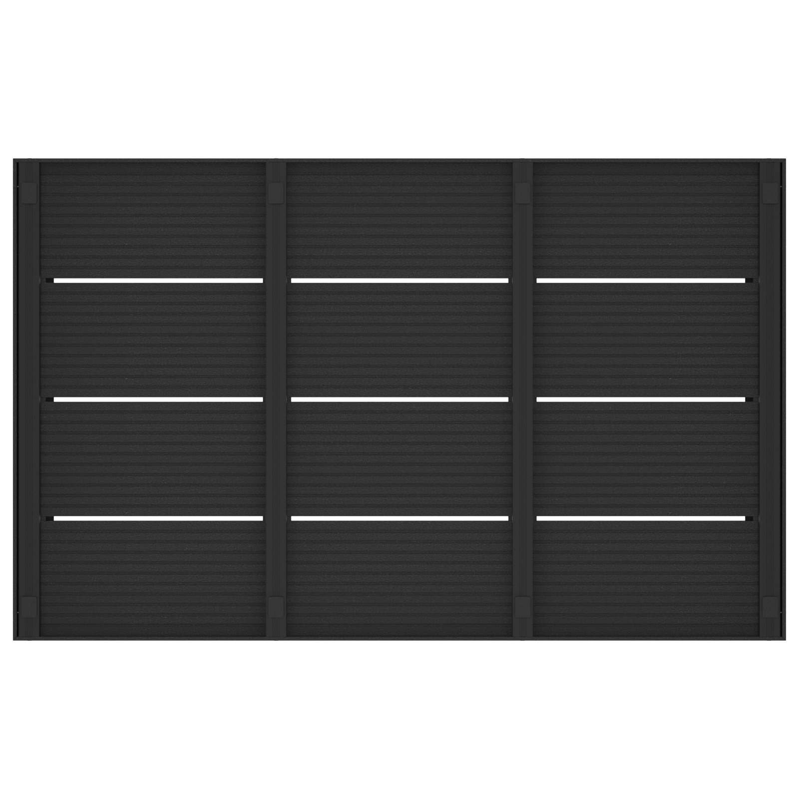 Plato de base de ducha Negro 101 x 63 x 5,5 cm WPC
