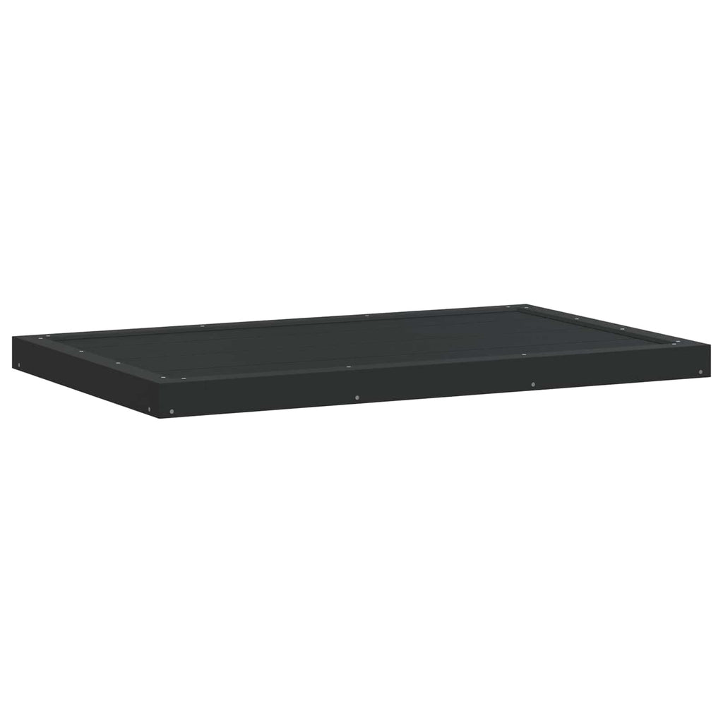 Plato de base de ducha Negro 101 x 63 x 5,5 cm WPC