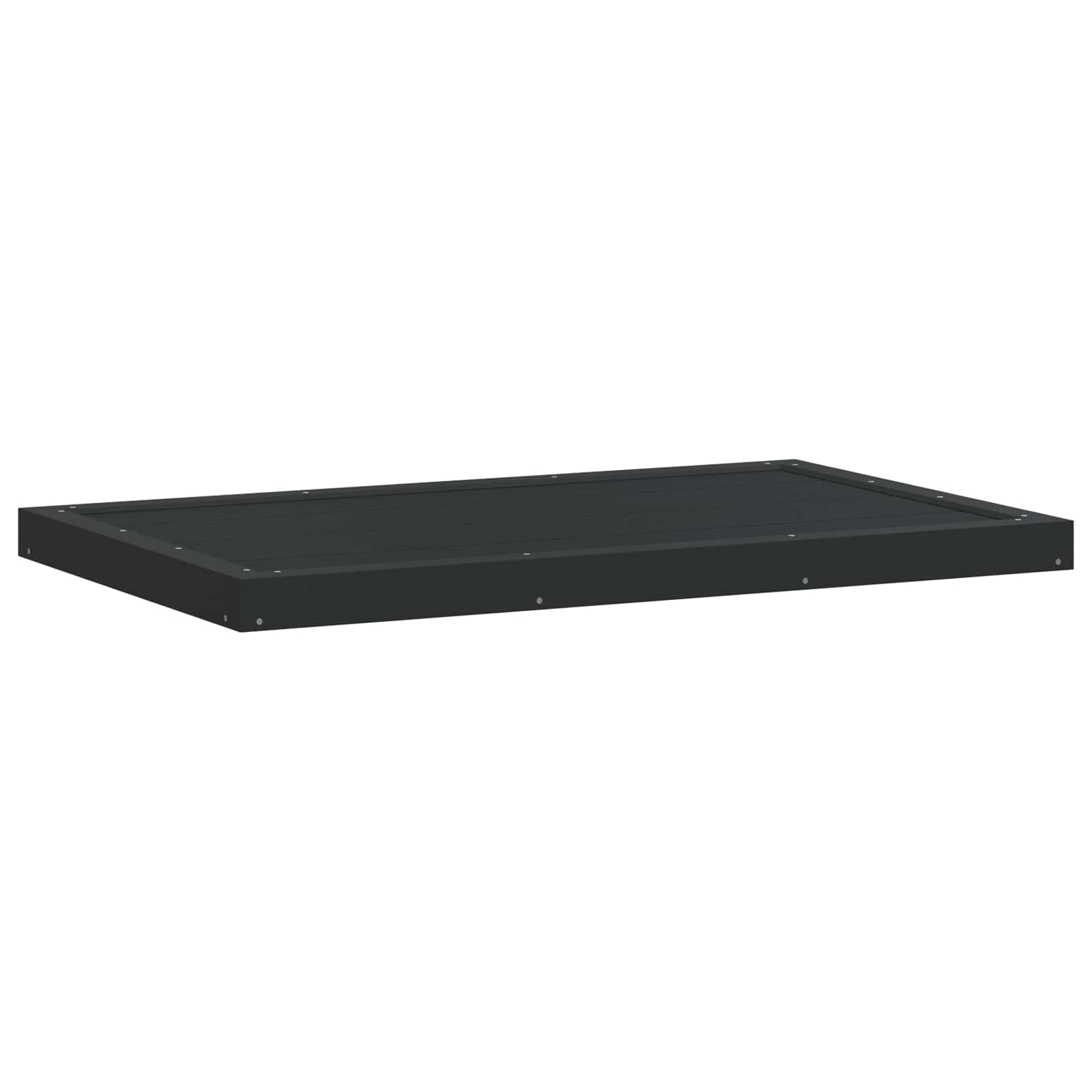 Plato de base de ducha Negro 101 x 63 x 5,5 cm WPC