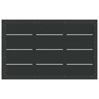 Plato de base de ducha Negro 101 x 63 x 5,5 cm WPC