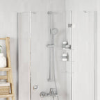 Soporte de Ducha Cromado 101 cm Acero inoxidable