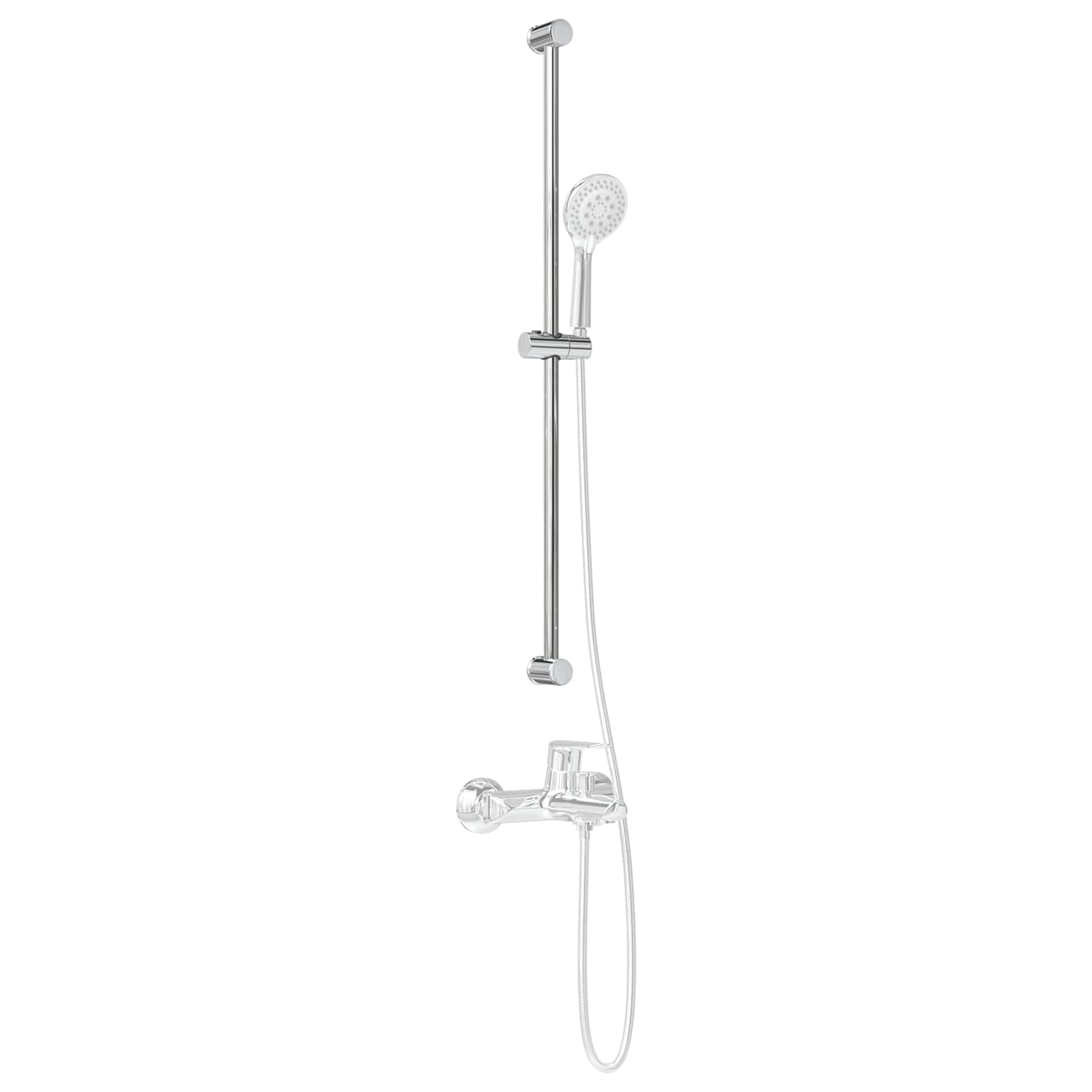 Soporte de Ducha Cromado 101 cm Acero inoxidable