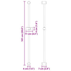 Soporte de Ducha Cromado 101 cm Acero inoxidable