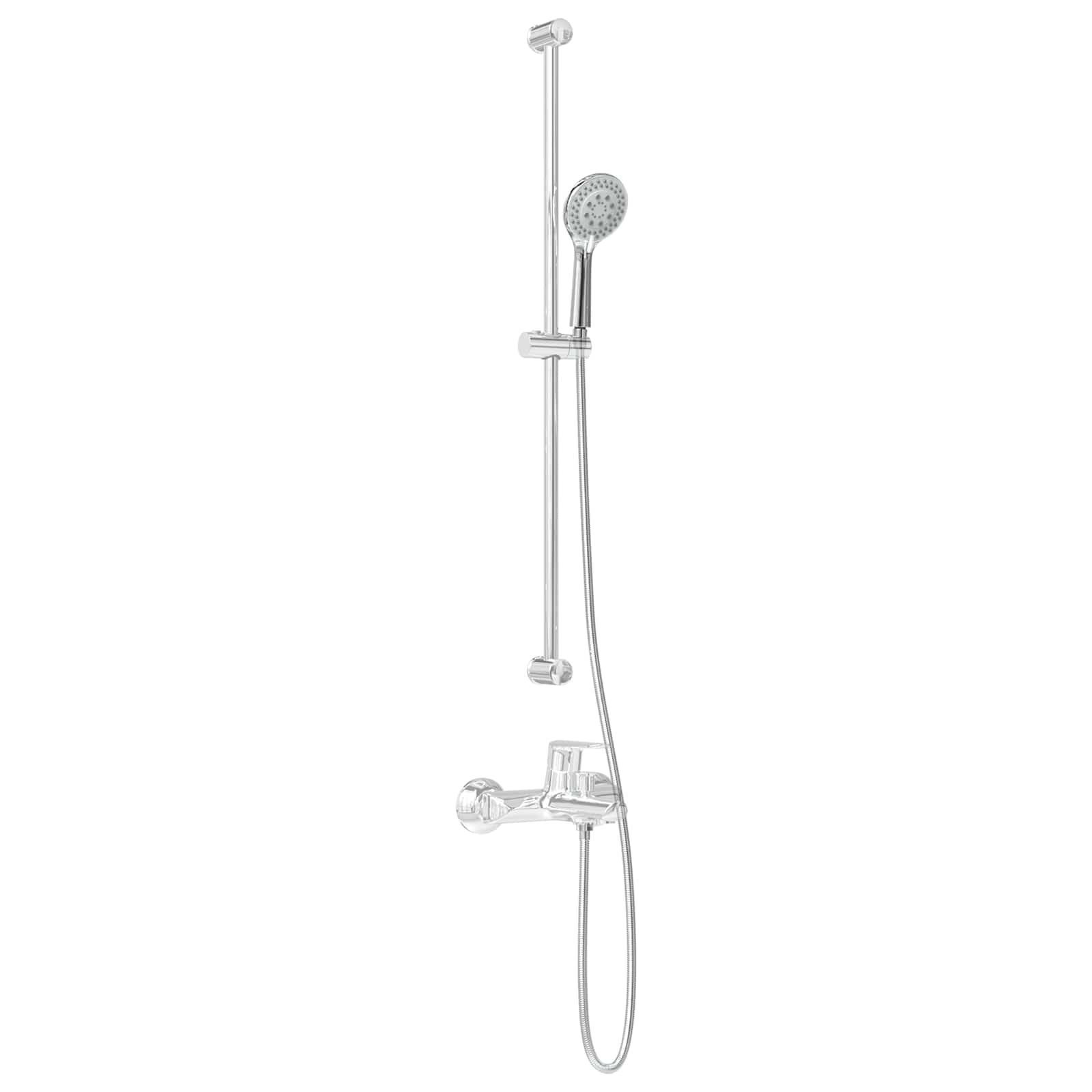 Juego de Cabezal de Ducha Cromado 150 cm Acero inoxidable