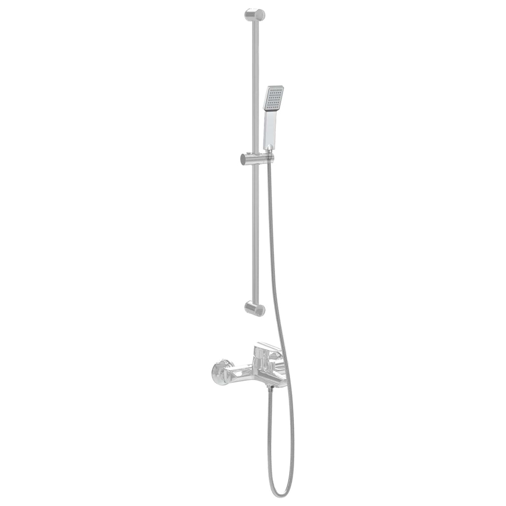 Juego de Cabezal de Ducha Cromado 150 cm Acero inoxidable