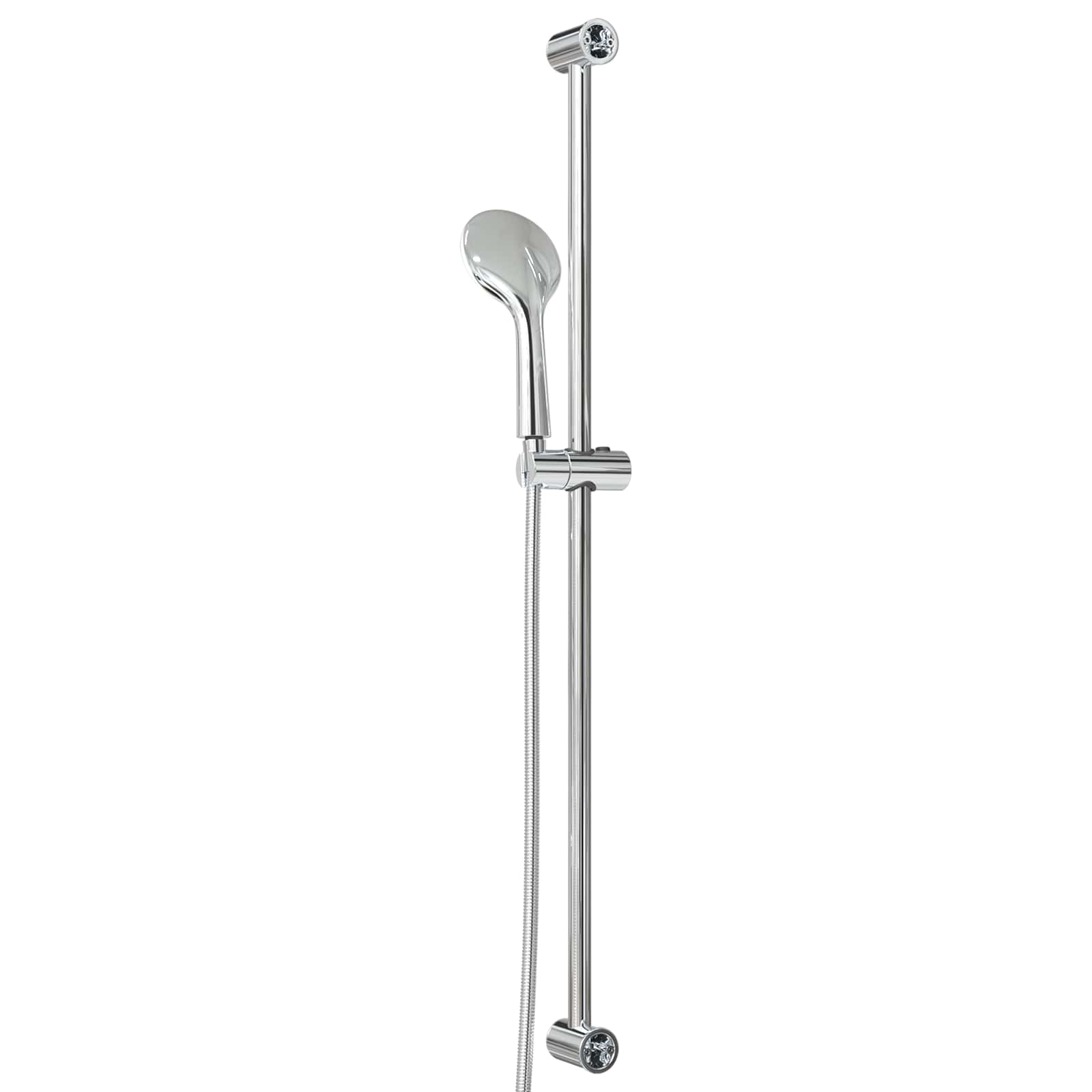 Conjunto de Sistema de Ducha Cromado 101 cm Acero inoxidable