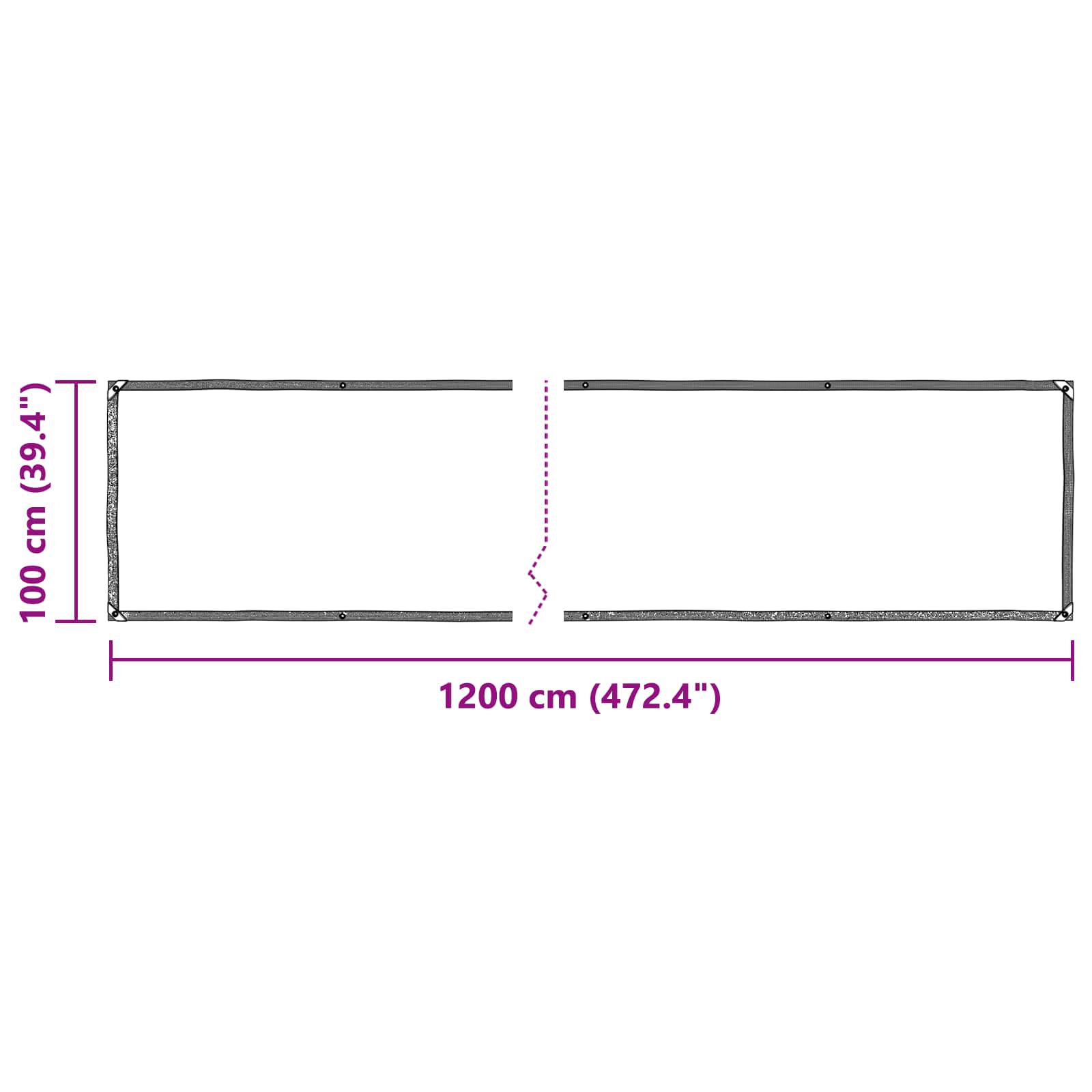 Cubierta para plantas Transparente 1 x 12 m PE
